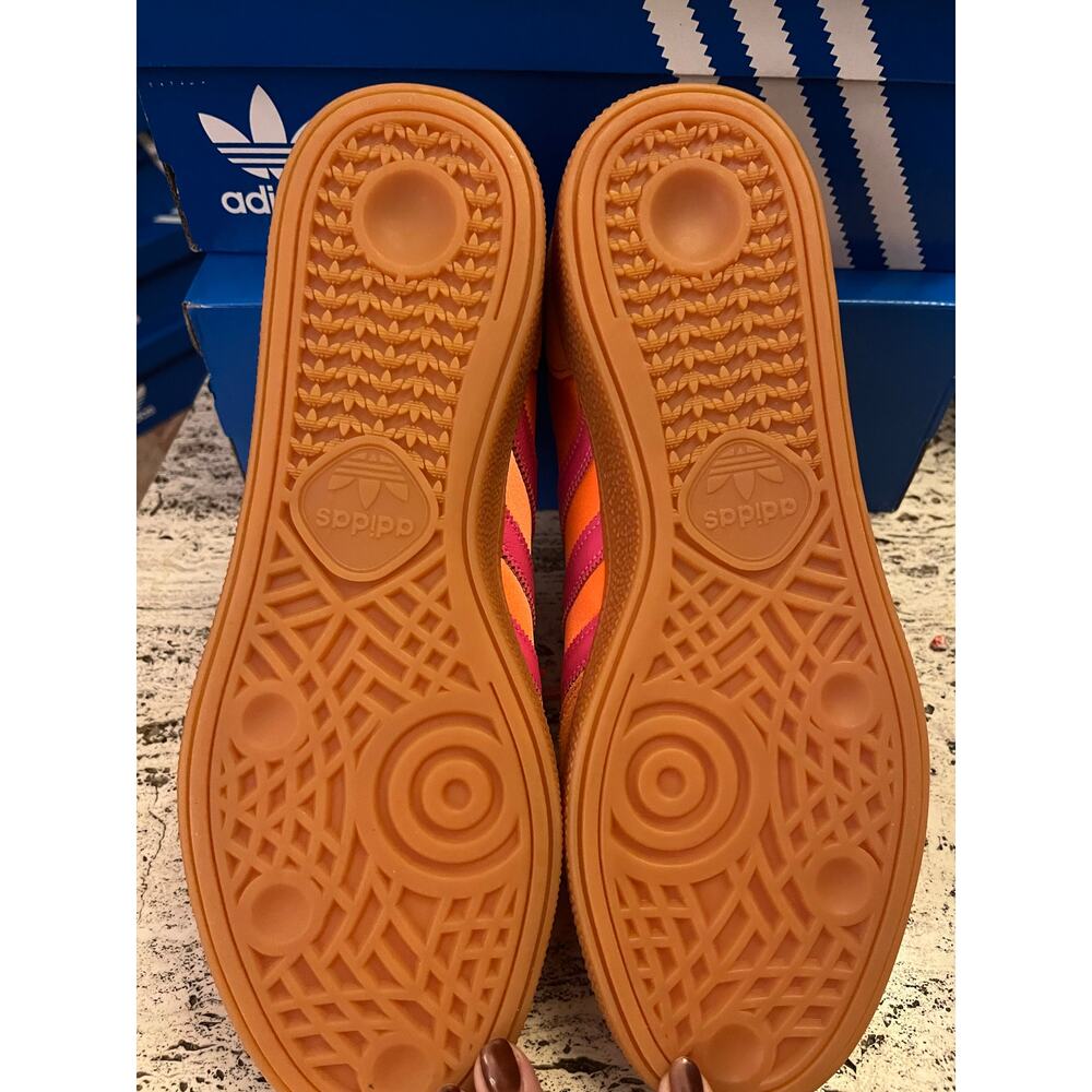 adidas handball spezial w, Women 11, Orange/Pink/Blue, JH5659, New - Picture 3 of 7